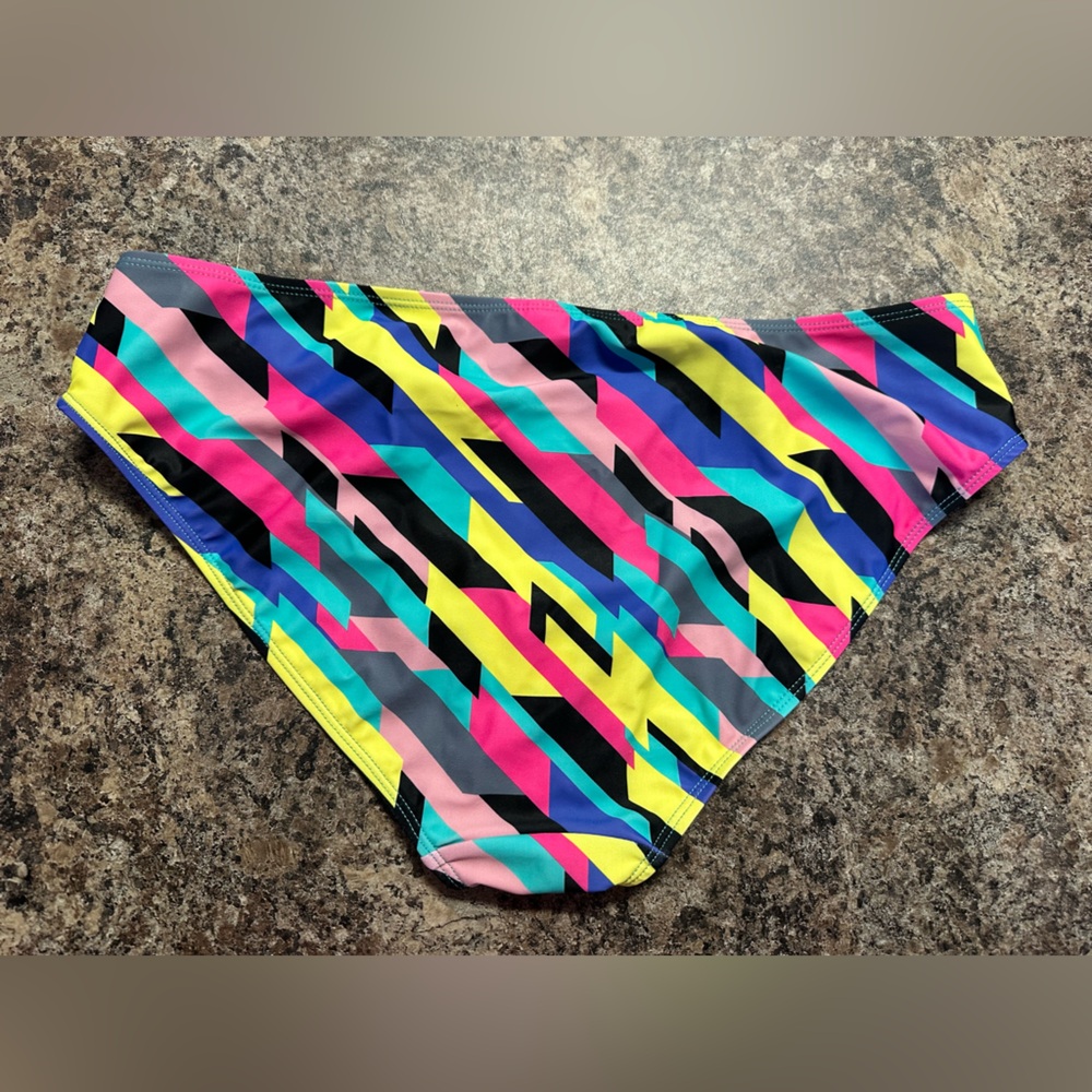 Colorful Geometric Bikini Bottom - Picture 2 of 4